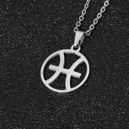 Stainless Steel Boho Star Sign Necklace