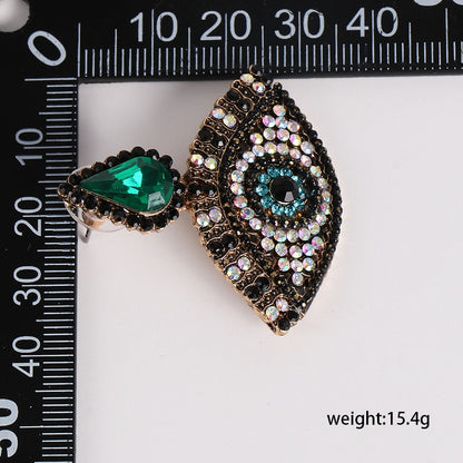 Boho Evil Eye Dangle Earrings