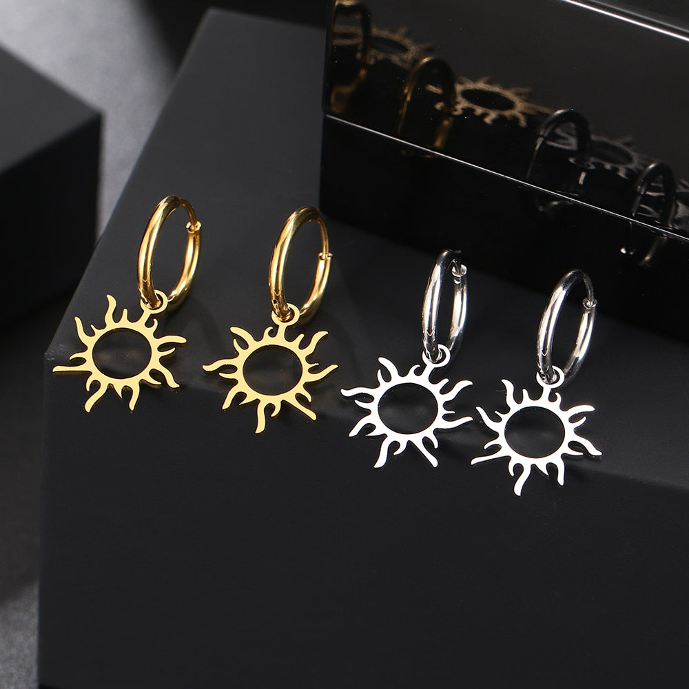 Boho Sun Hollow Out Earrings - Top Boho