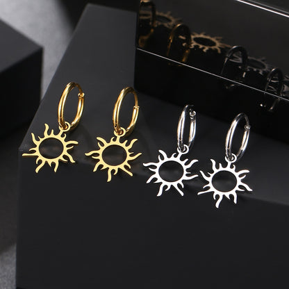 Boho Sun Hollow Out Earrings - Top Boho