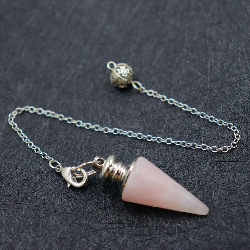 Pendulum Rocks Natural Stones Pendulum Necklace – Top Boho