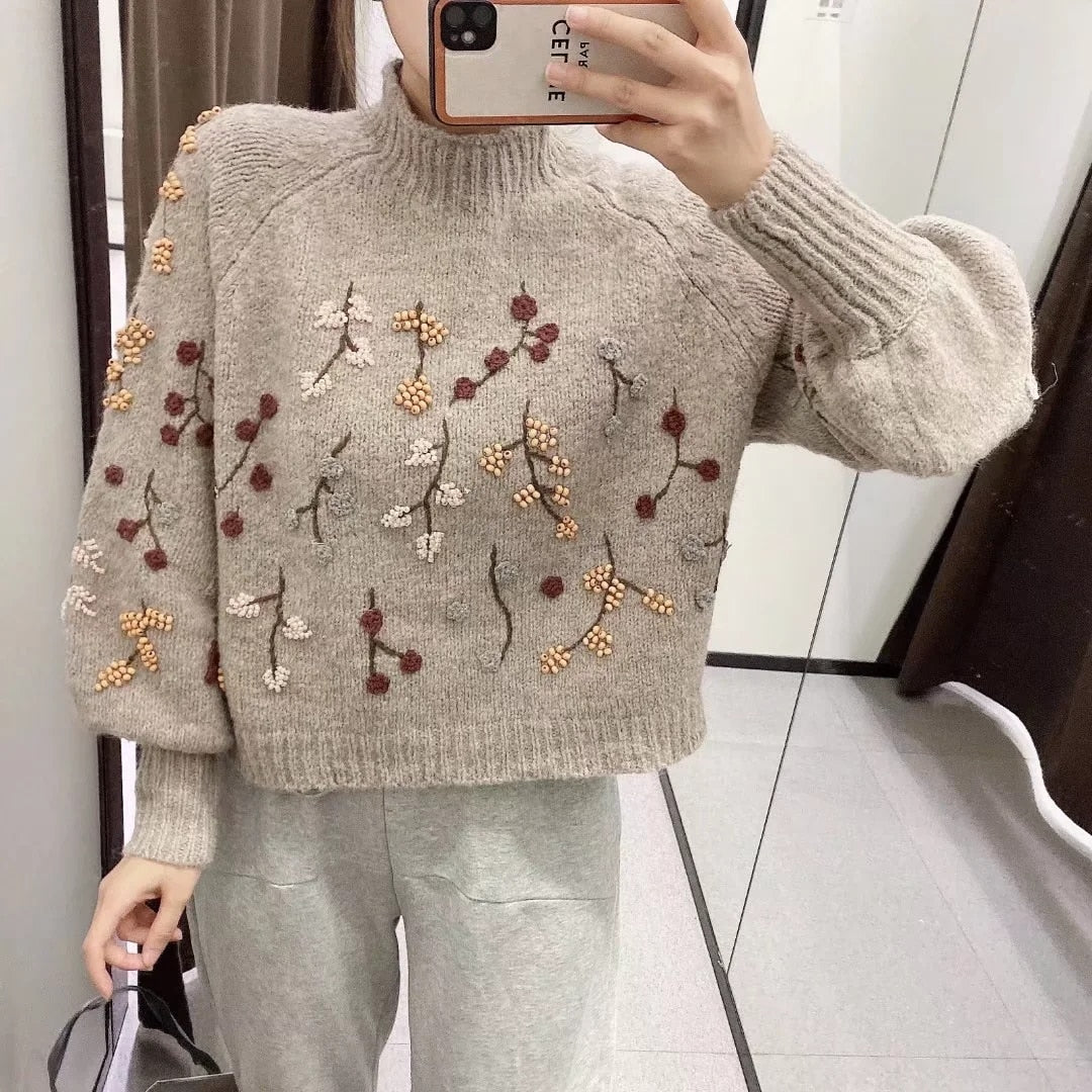 Boho Vintage Chic Knitted Sweater - Top Boho