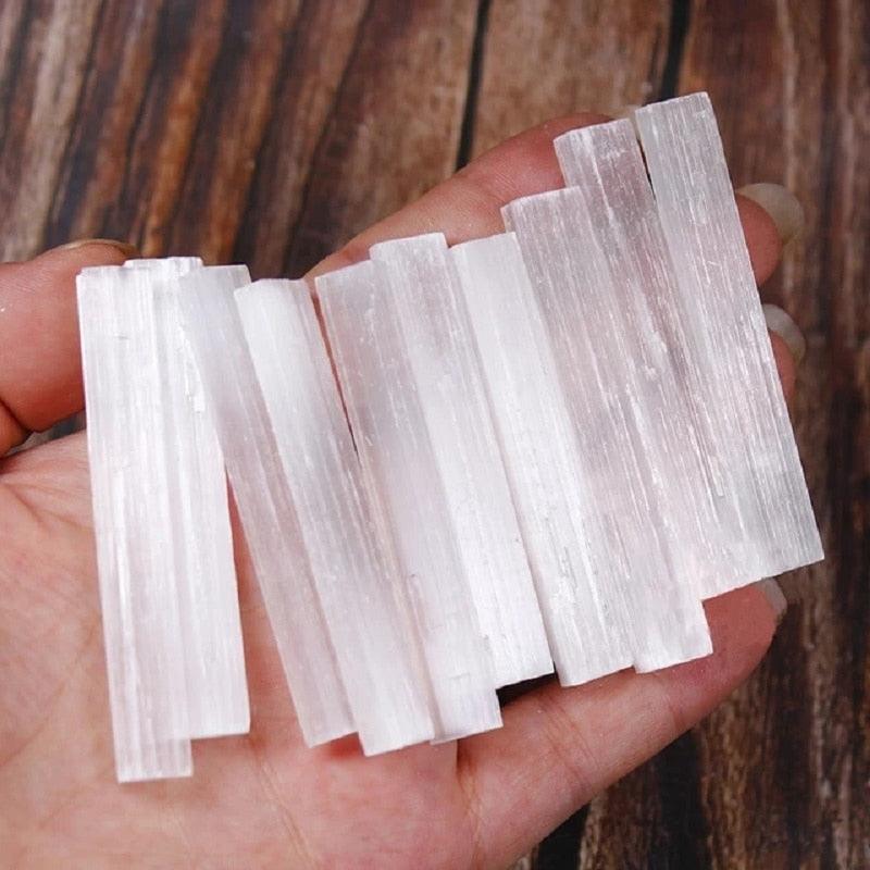 White Quartz Crystals 10pcs