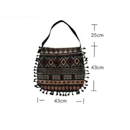 Bohemian Tassel Fringe Shoulder Bag - Top Boho