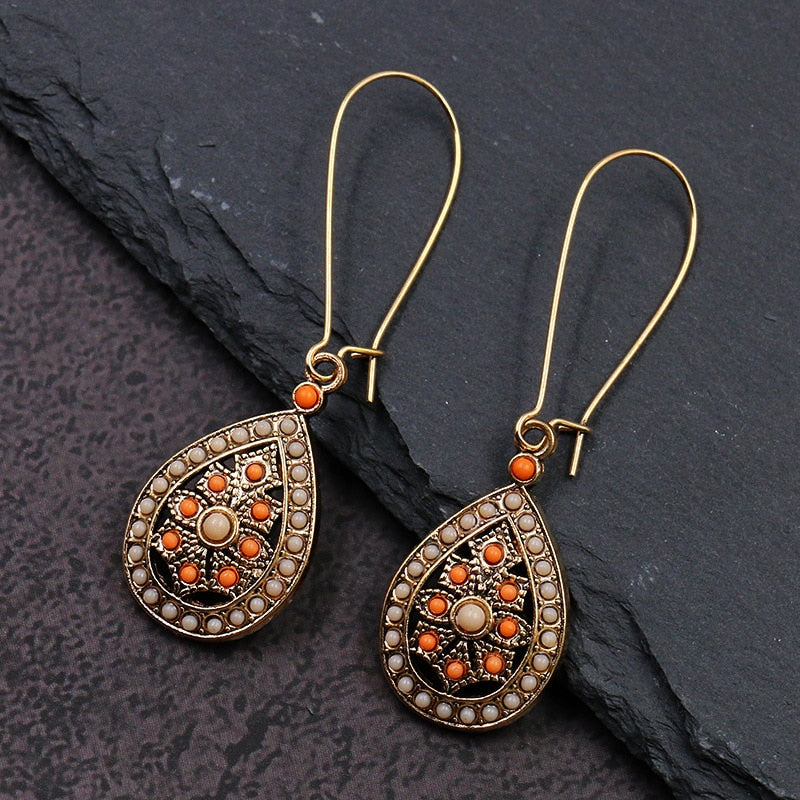 Vintage Boho Drop Earrings