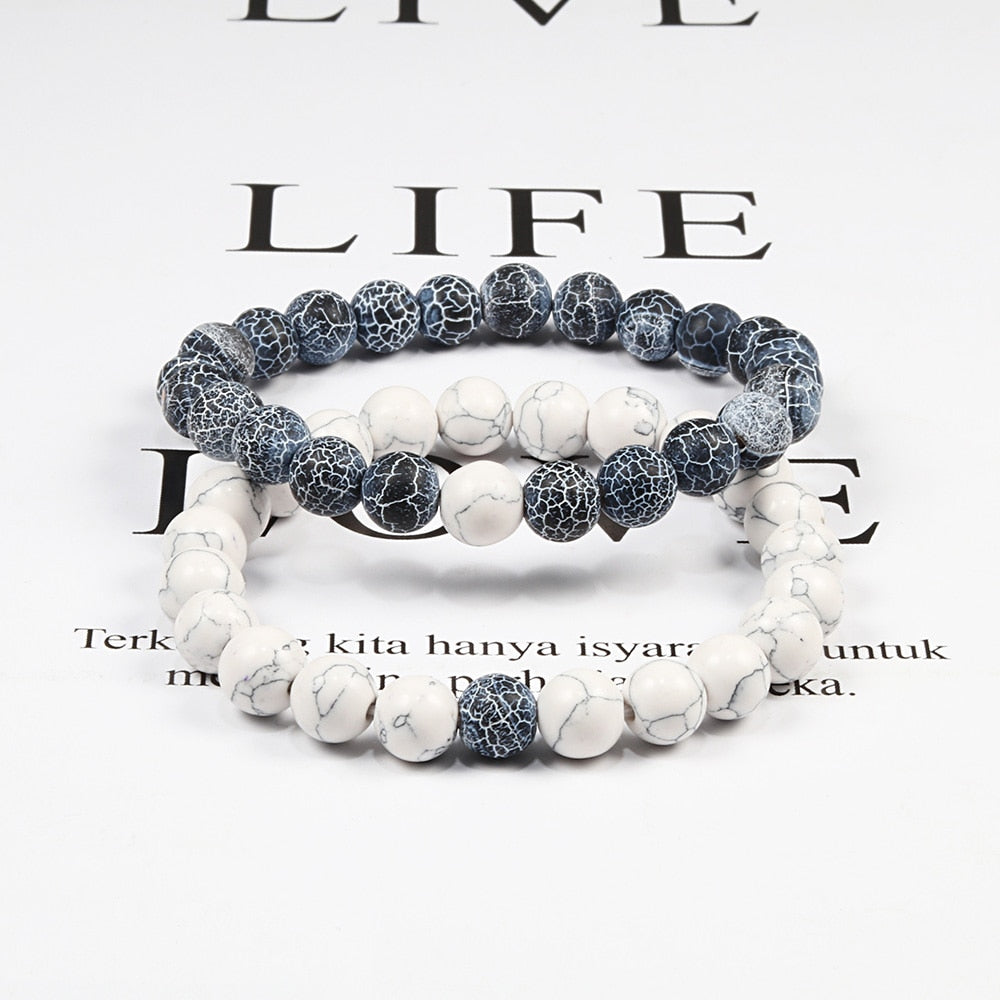 Boho Natural Lava Stone Beaded Bracelets - Top Boho