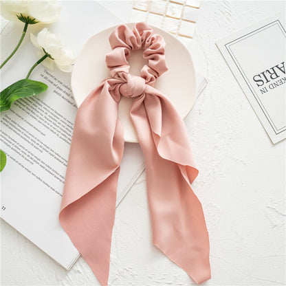 Boho Chic Ribbon Hair Scrunchies