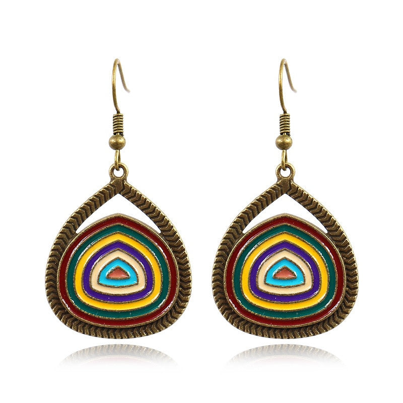 Vintage Boho Drop Earrings
