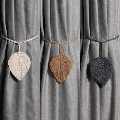 Boho Handmade Macrame Curtain Tieback
