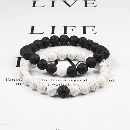 Boho Natural Lava Stone Beaded Bracelets - Top Boho