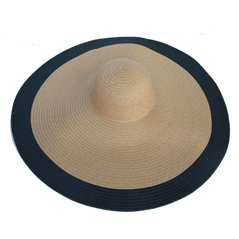 Foldable Women's Oversized Beach Hat - Top Boho