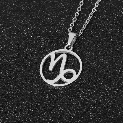 Stainless Steel Boho Star Sign Necklace