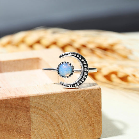 Boho Moonstone Vintage Ring - Top Boho