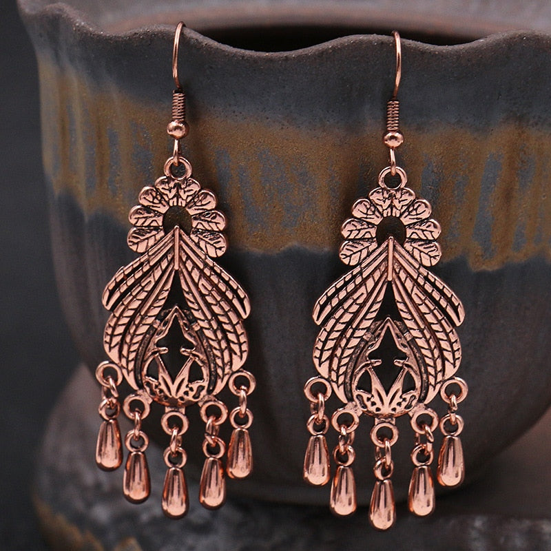 Vintage Boho Drop Earrings