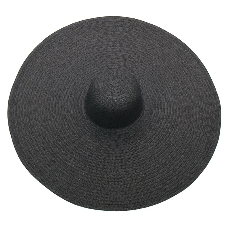 Foldable Women's Oversized Beach Hat - Top Boho