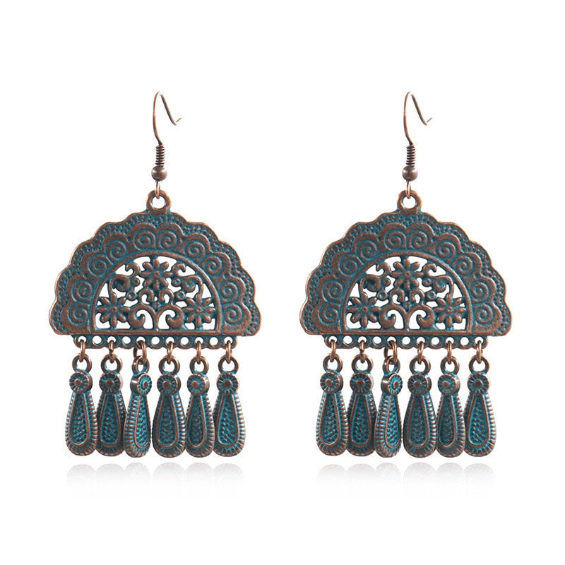 Ethnic Boho Tassel Earrings
