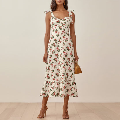 Elegant Floral Boho Maxi Dress - Top Boho