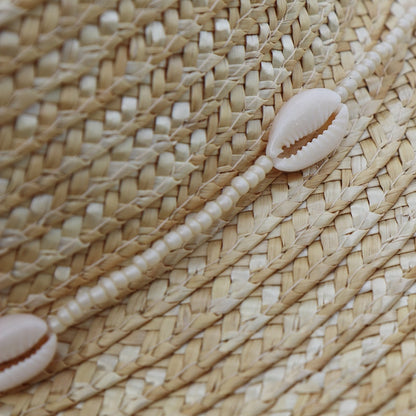 Boho Seashells Beaded Chain Hat - Top Boho