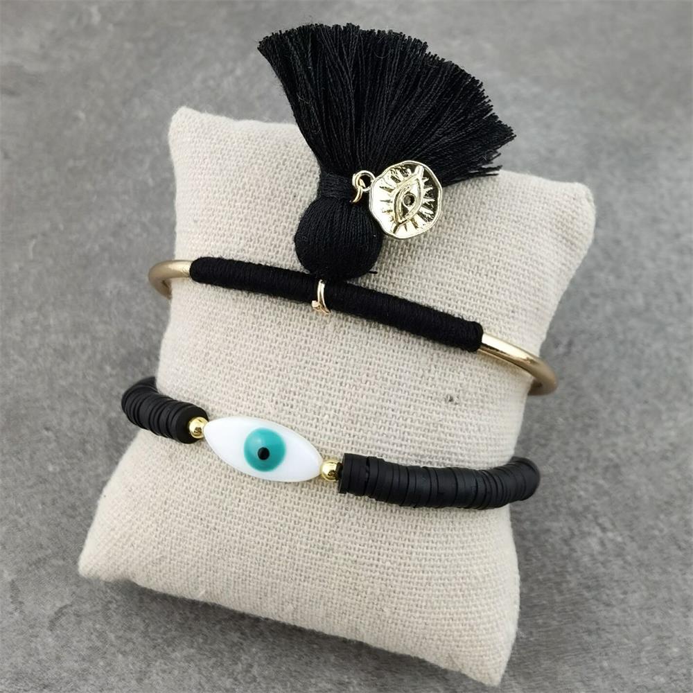 Boho Evil Eye with Tassel Bracelets - Top Boho