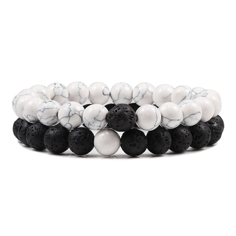 Boho Natural Lava Stone Beaded Bracelets - Top Boho