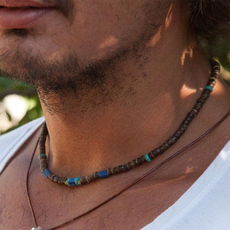 Boho Stone Beaded Necklace - Top Boho