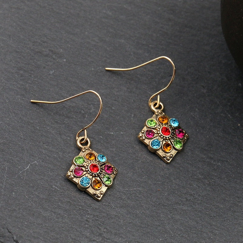 Vintage Boho Drop Earrings