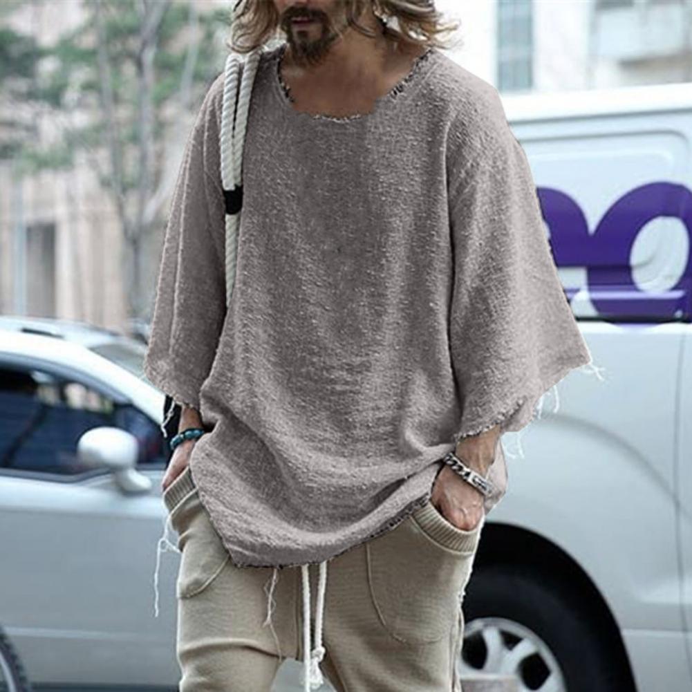 Boho Men Loose Shirt - Top Boho