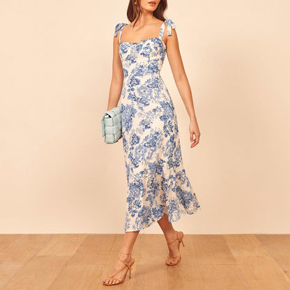 Elegant Floral Boho Maxi Dress - Top Boho