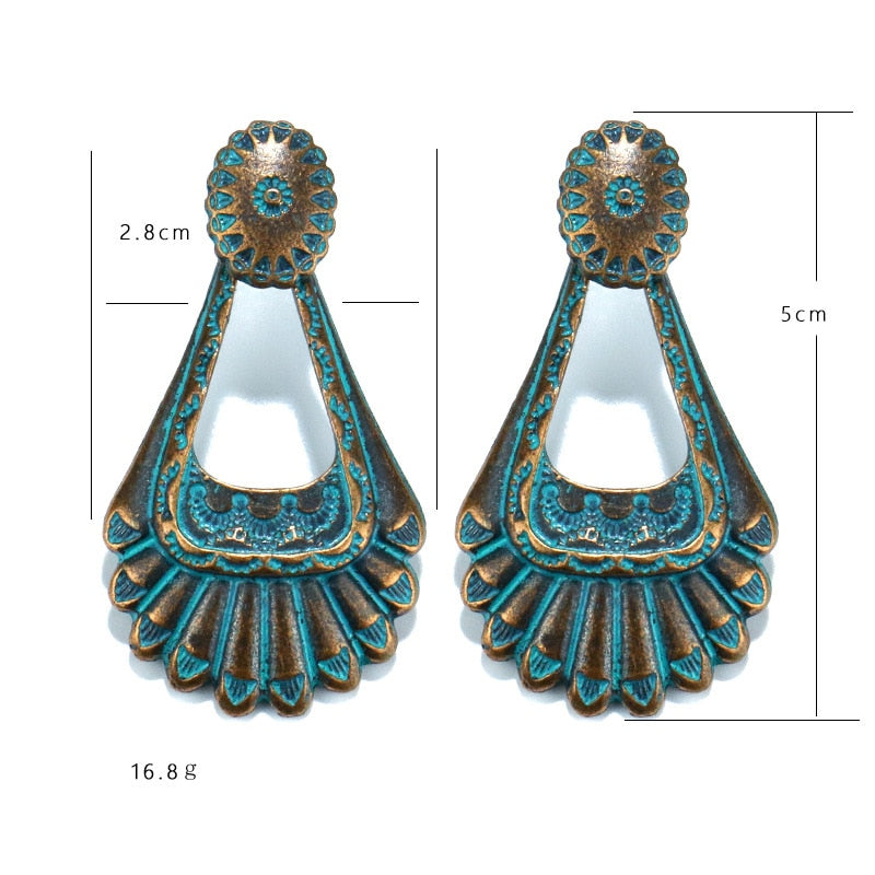 Vintage Boho Drop Earrings