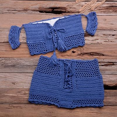 Crochet Boho Bikini Set - Top Boho