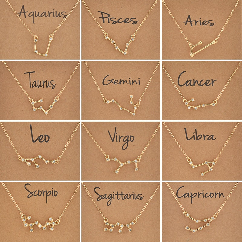 Boho Zodiac Sign Necklaces