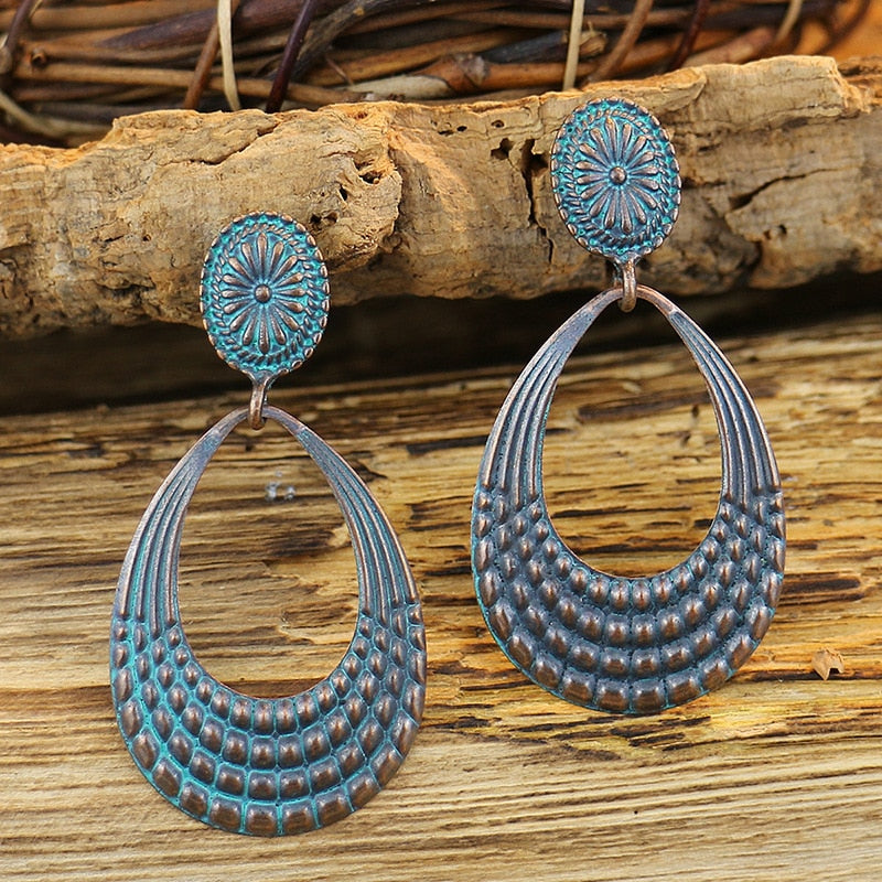 Vintage Boho Drop Earrings