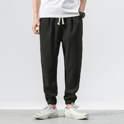 Boho Linen-Cotton Harem Pants - Top Boho