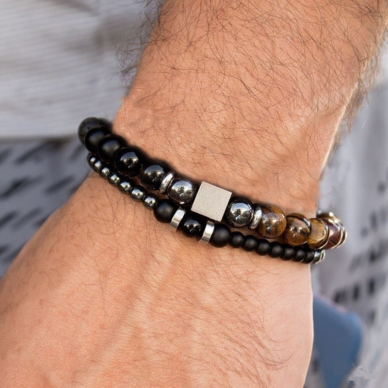 Bohemian Classic Strand Stone Beaded Bracelet