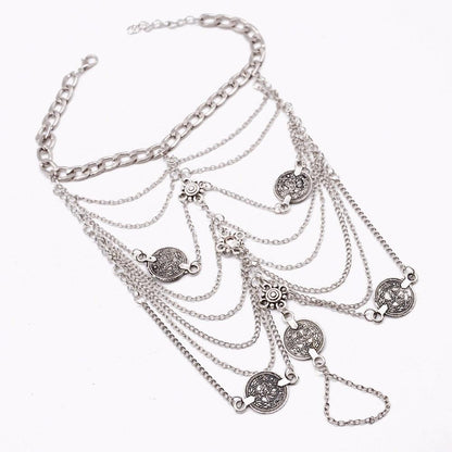 Boho Tassel Coin Anklet - Top Boho