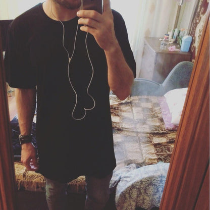 Boho Long Simple T-Shirt