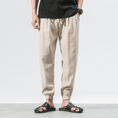 Boho Linen-Cotton Harem Pants - Top Boho