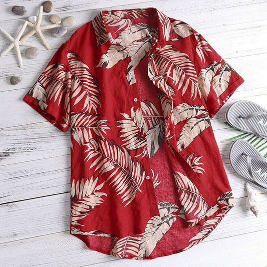 Boho Loose Tropical Printed Shirts