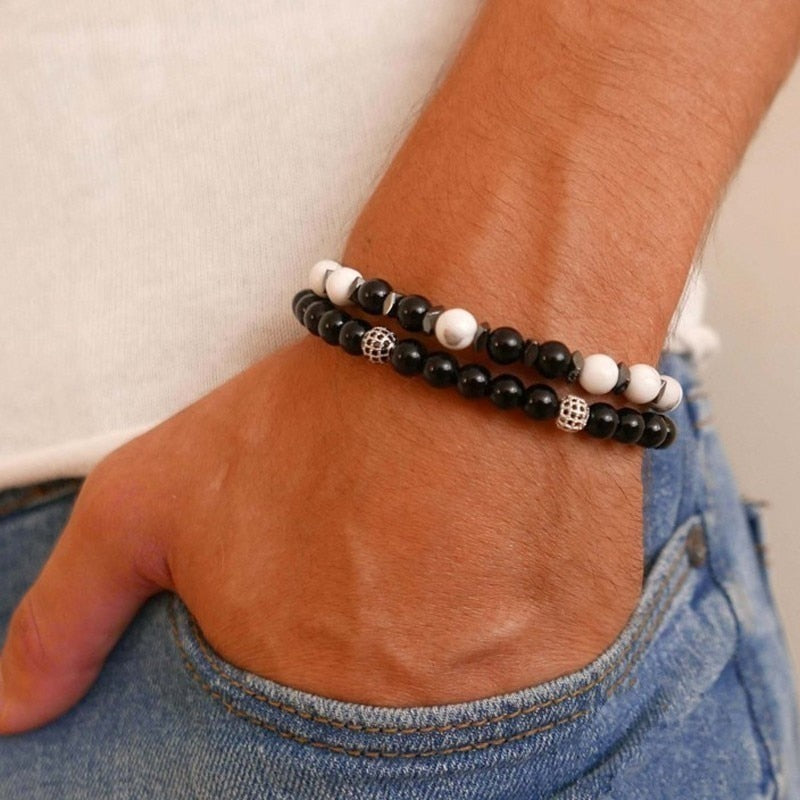 Bohemian Classic Strand Stone Beaded Bracelet