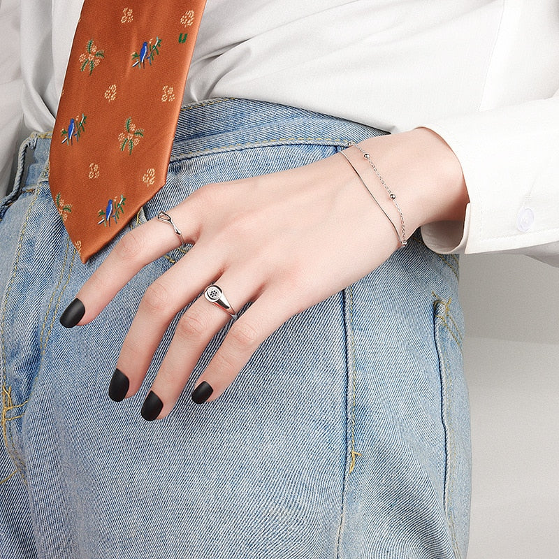 Irregular Geometric Boho Hollow Ring - Top Boho