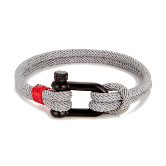 Shackle Clasp Rope Bracelet - Top Boho