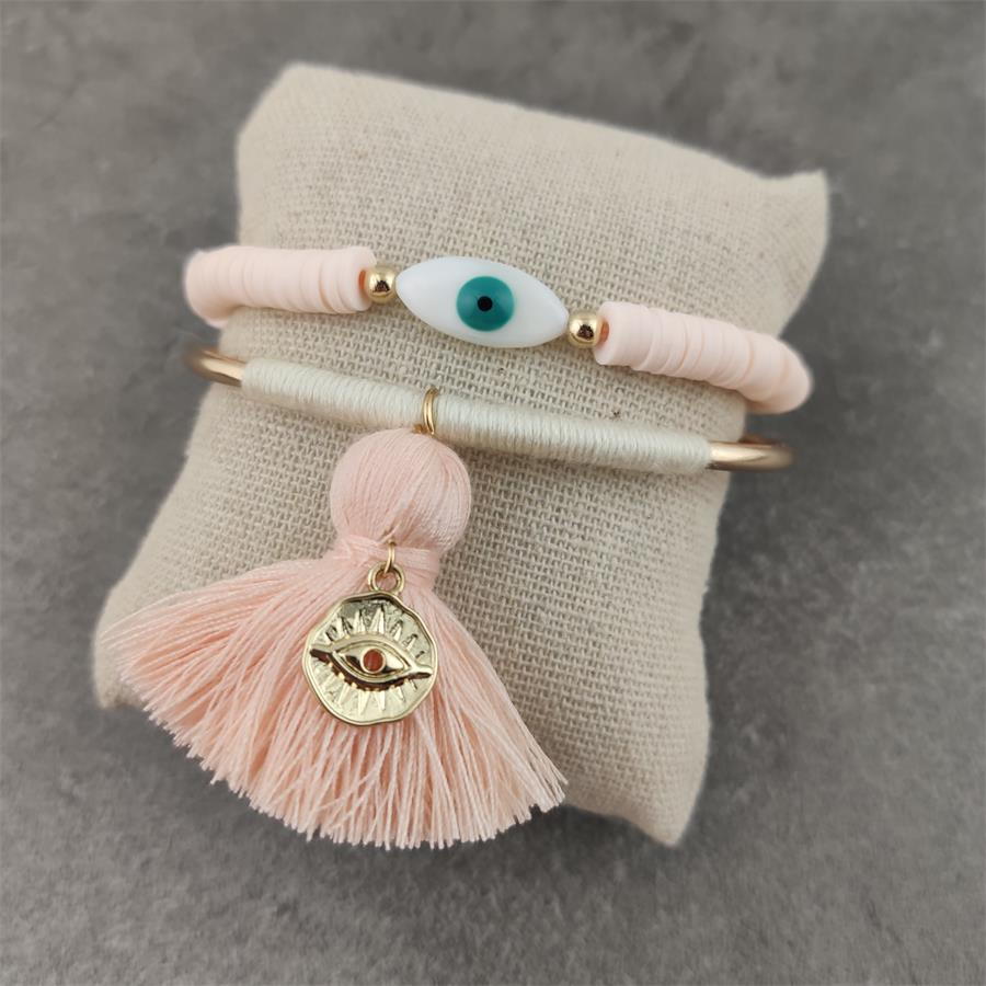 Boho Evil Eye with Tassel Bracelets - Top Boho