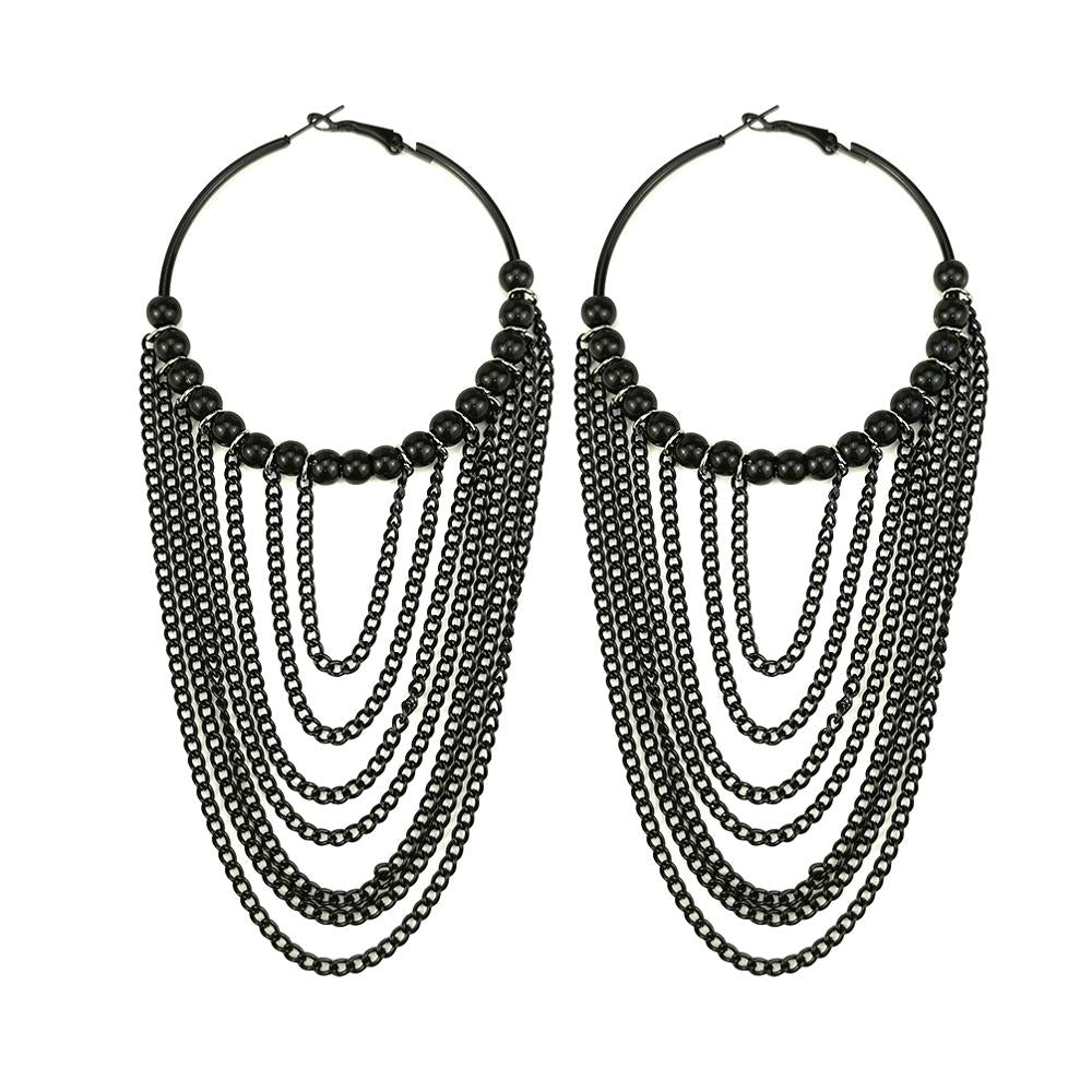 Boho Chic Round tassels Earrings - Top Boho