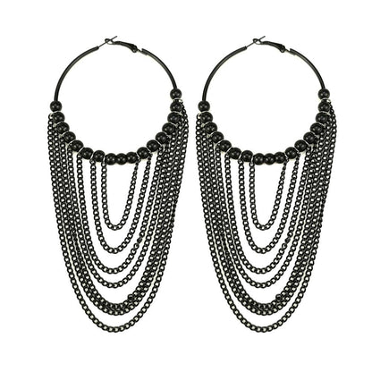 Boho Chic Round tassels Earrings - Top Boho