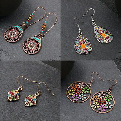 Vintage Boho Drop Earrings