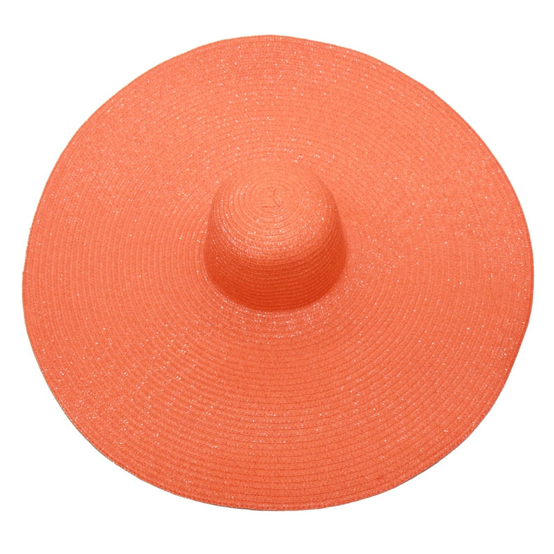 Foldable Women's Oversized Beach Hat - Top Boho