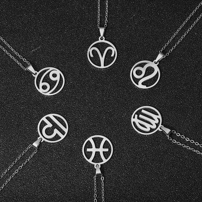 Stainless Steel Boho Star Sign Necklace