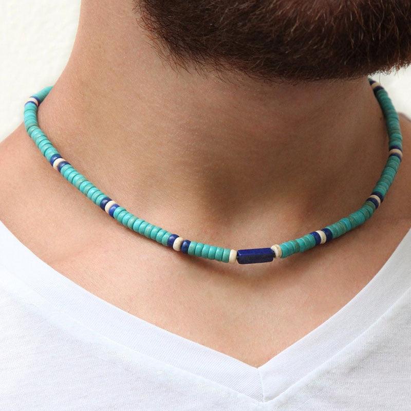 Boho Stone Beaded Necklace - Top Boho