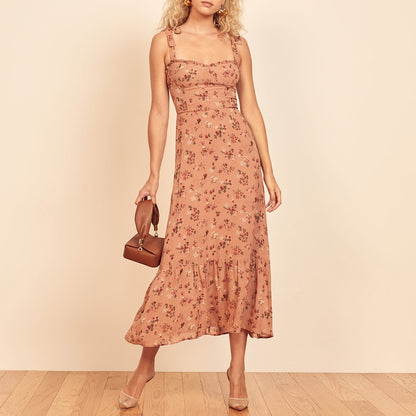 Elegant Floral Boho Maxi Dress - Top Boho