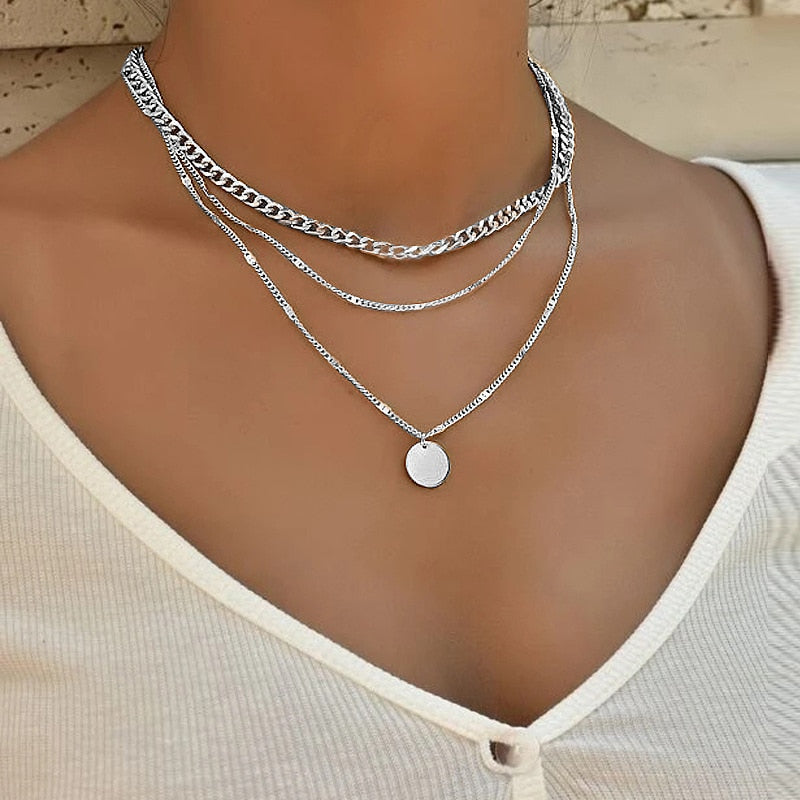 Boho Chic Layered Chain Necklace - Top Boho
